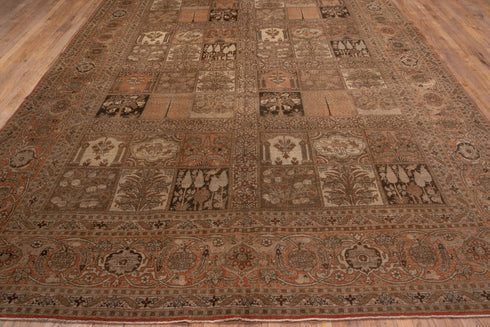 Antique Tabriz Area Rug (9' x 13')